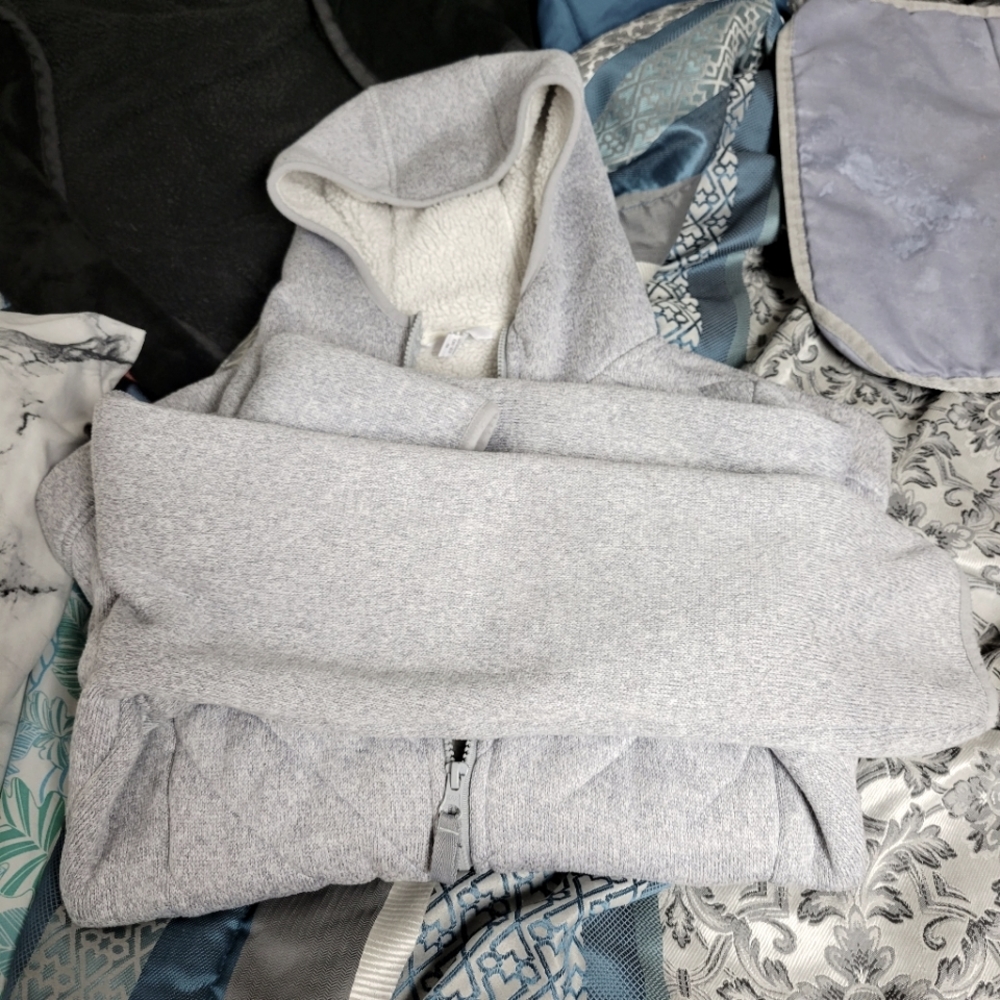 Womens Sherpa lined fleece Coat